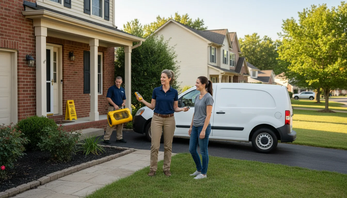 Water restoration image for Home Water Damage Repair in Coal Run, OH